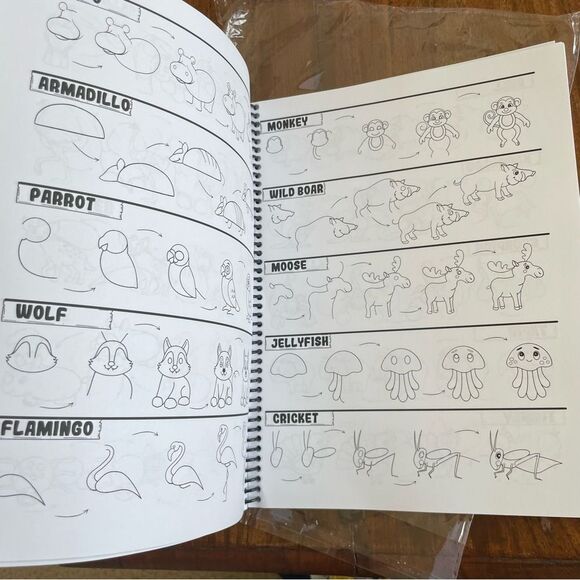 How to Draw Adorable and Easy 500 Drawings Book - Picture 6 of 6